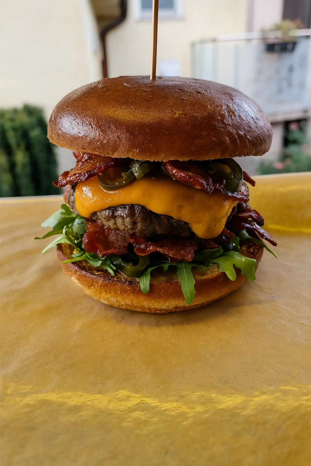 Burger Pożar Straż Pożarcie